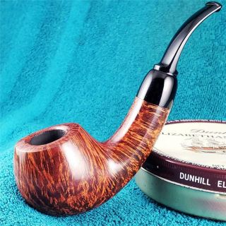 Unsmoked Li Zhesong 360 Straight Grain Scooped Apple Freehand Estate Pipe