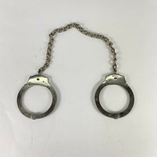 Vintage Peerless Handcuffs 24” Long Made In The Usa No Key