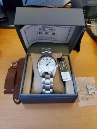 Seiko Sarb035 Automatic Wrist Watch For Men - 38mm,  Brown Suede Strap.