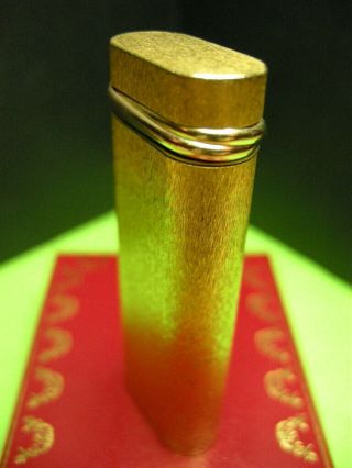 3 Golds Cartier Lighter And Guaranteed - Briquet Accendino Feuerzeug