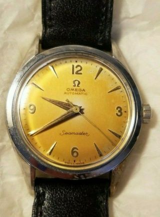 Vintage Omega Seamaster Automatic Bumper Movement Wristwatch Watch Men’s