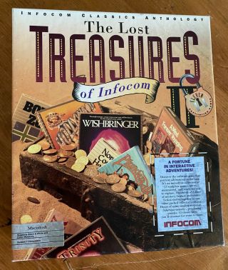 Infocom The Lost Treasures Games For Apple Mac Macintosh Computer