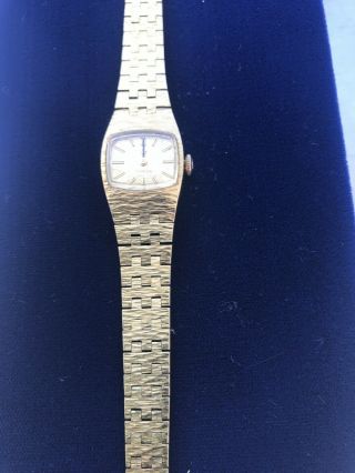 Omega Ladys Hand - Wind 14k Gold Plated Vintage Wristwatch
