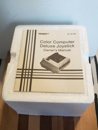 Vintage Tandy 1000 Color Computer Deluxe Joystick / RS / 26 - 3012 - Old Stock 2