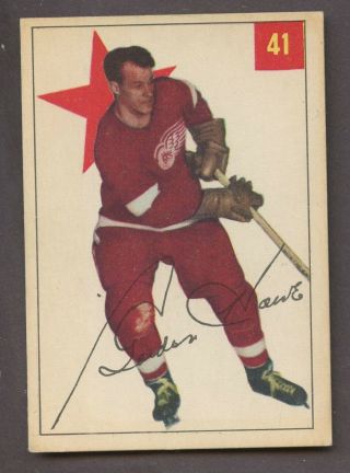 1954 Parkhurst Hockey 41 Gordie Howe Detroit Red Wings Hof 1