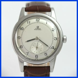 Vintage Omega Ss Jumbo 36.  29mm Military Dial And Hands Automatic Ref 2493 - 3