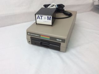 Commodore 1541 Floppy Disk Drive And Power Supply
