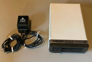 Atari 1050 Disk Drive & Oem Power Supply Incomplete Vintage Video Games Cpu