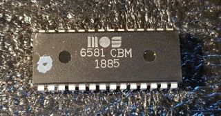 Mos 6581 Cbm Sid Chip,  For Commodore 64,  And,  Extremely Rare