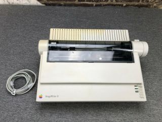 Apple Imagewriter Ii Printer A9m0320 With Cable