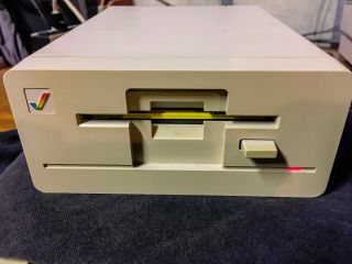 Commodore Amiga External Floppy Disk Drive Model 1010 3.  5 Inch (mostly)
