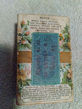 1884 DUKE CAMEO CIGARETTE PACK 25 cards COMPLETE WITH SLIDER 2
