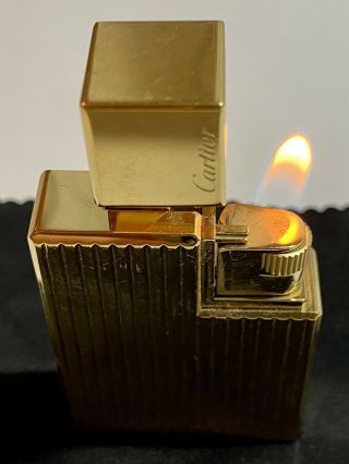 Cartier Godrons Decor Square Lighter
