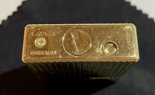 Cartier Godrons Decor Square Lighter 4
