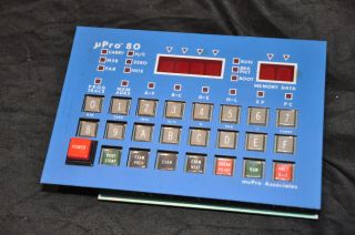 Vintage Microprocessor Front Panel Intel 8080 Mupro Upro Associates