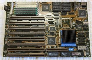Full At 486 Workstation Motherboard With Cpu And 2 Meg Ram