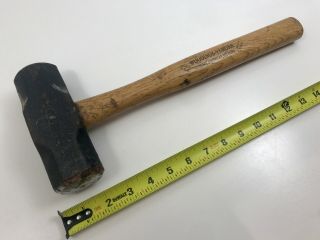 Vintage Woodings Verona 6 Lb Sledge Hammer Made In Usa Tool