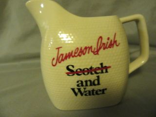 VINTAGE JAMESON IRISH WHISKEY And WATER PITCHER/JUG 4 CUPS 2