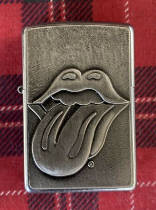 Zippo The Rolling Stones 2003 Mirror Plating USA Cool Rare 2