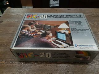 Commodore Vic - 20 Personal Home Computer With Box,  Look