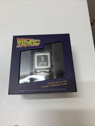 Flux Capacitor Wristwatch Back To The Future Thinkgeek Box Papers Work
