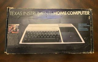 Vintage Texas Instruments Ti 99/4a Home Computer System