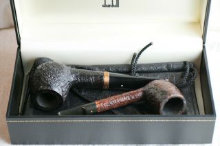 Dunhill Classic Series Shell Briar 5s Kf/t Pipe And An Extra Dunhill Pipe.