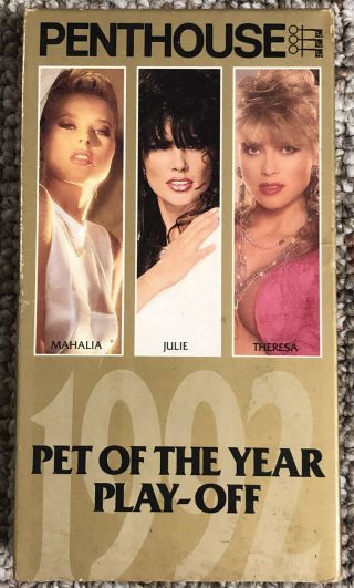 Rare Vintage Penthouse - Pet Of The Year Playoff 1992 Vhs - &