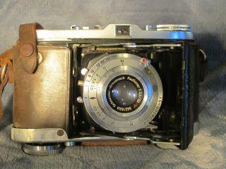 Vintage Balda Baldinette Folding Camera With 50mm F/3.  5 Radionar Lens