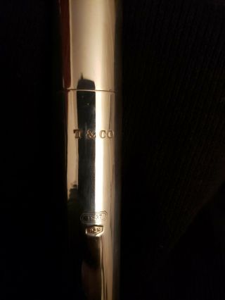 Tiffany & Co.  Sterling Silver.  925 Cigar Tube Holder/Case 5