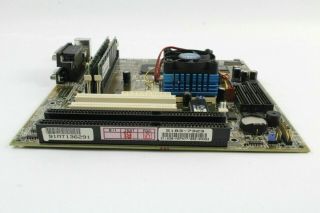 Vintage ASUS/HP SPAX - M Socket 7 Motherboard w/ AMD K6 - 2 333MHz CPU & 64MB RAM 3