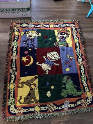 Vintage Rugrats Tapestry Throw Blanket Tommy Pickles - The Northwest Company