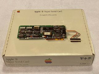 1981 Apple Ii Serial Card A2b0044 For Ii,  Ii Plus & Iie -