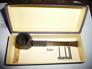 Vintage Boxed Dunhill Shell Briar Estate Smokers Pipe 4s