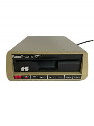 Rana Systems 1000 Floppy Disk Drive For Atari With Power Supply