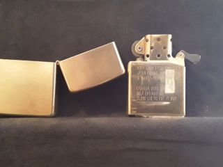 Vintage Zippo Brass D Lighter 04 3