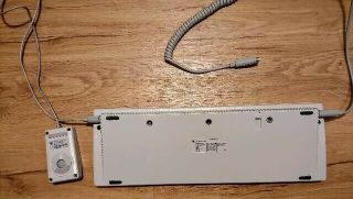 Apple Keyboard Macintosh SE IIgs ADB M0116 Cable ORANGE ALPS Mouse A9M0331 3