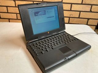 Apple Powerbook 5300 Vintage Laptop Computer Macos 8.  5 - With Power Adaptor