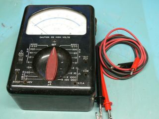 Triplett 630a Vintage Vom - With Probes
