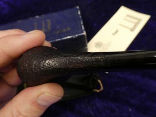 Vintage Dunhill Shell Briar Pipe 54 F/T? In Bag & Box 3