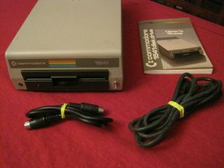 Vintage Commodore 64 Model 1541 Floppy Disk Drive 5.  25 " With Cords And Zork Game