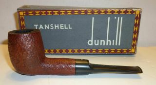Vintage Dunhill Tanshell 127 F/t Briar Smoking Pipe,  Box,  5 Suffix 1965