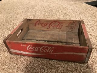 Rare Vintage Coca Cola Wooden Crate/case Chattanooga 1971