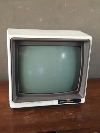Vintage Zenith Data Systems Monochrome Monitor Zvm - 123