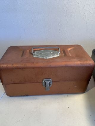 Vintage J.  C.  Higgins Gun Cleaning Tool Box And Contents Sears Roebuck Usa