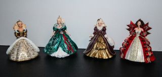 Hallmark Vintage Keepsake Barbie Christmas Ornaments 1994 1995 1996 1997 No Box