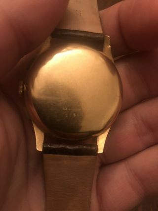 Vintage Solid 18K Rose Gold Chronographe Suisse 37.  5mm 17J Wristwatch 2