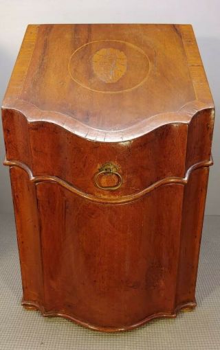 Antique Georgian Period Cigar Bourbon Tobacco Wooden Box Hand Crafted In Italy