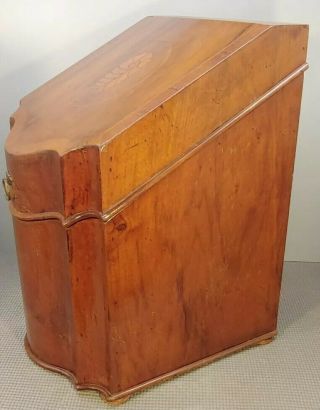 Antique Georgian Period Cigar Bourbon Tobacco Wooden Box Hand Crafted In Italy 3