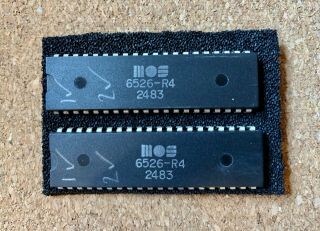 Vintage Mos 6526 - R4 Cia Chip U1/u2 For Commodore 64 C64 -,